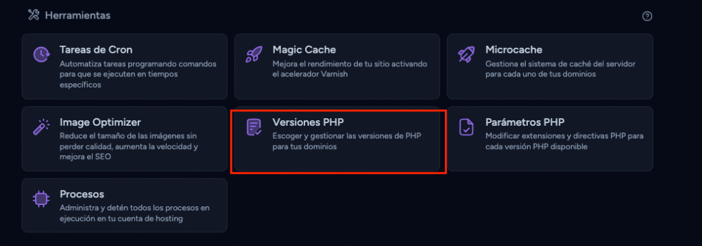 actualizar php